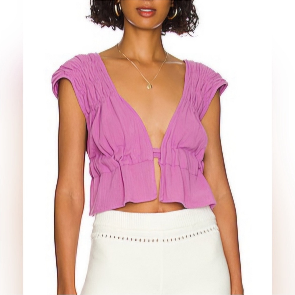 NWOT Hot Spell Top in Orchid Rain - FREE PEOPLE - Orchid Rain- size XS